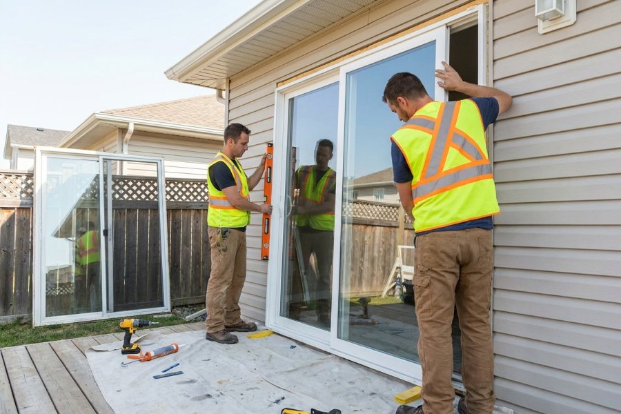 Patio Door Replacement Service by DiezSant Home Improvement Corp
